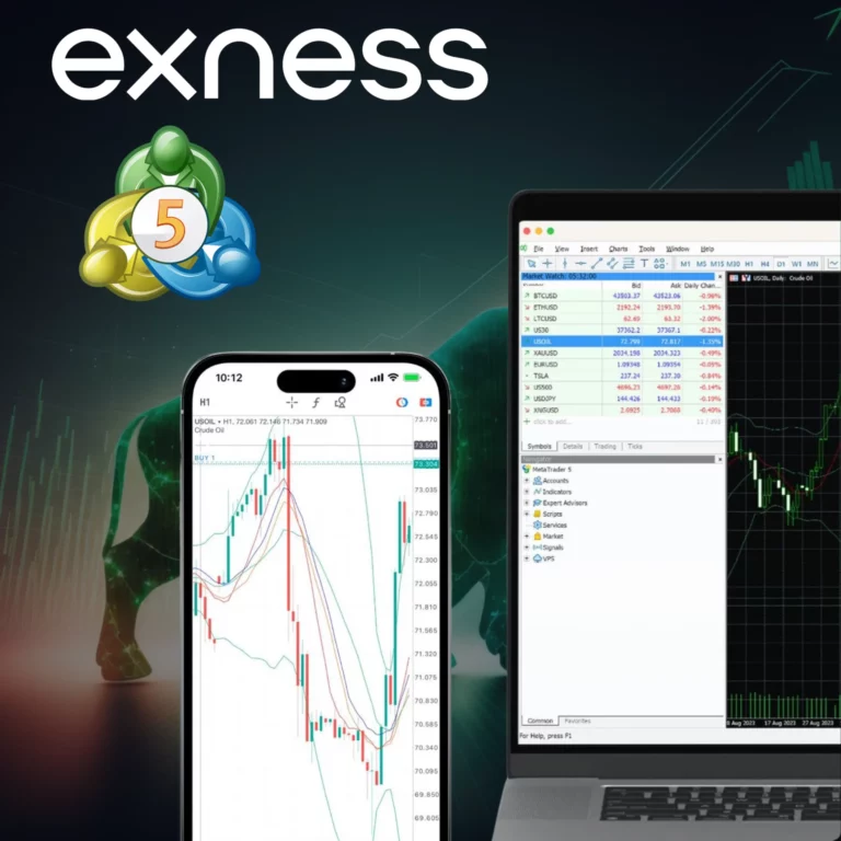 Exness MT5 واجهة الويب
